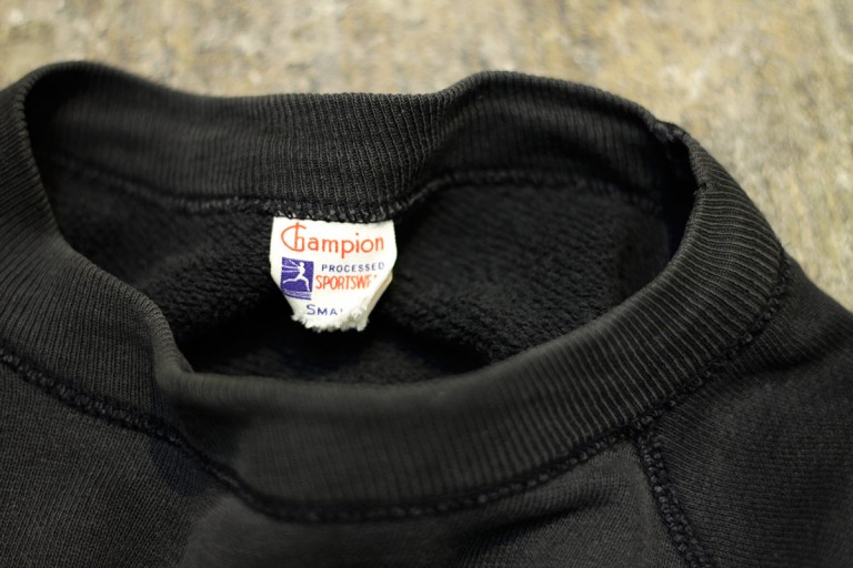 Champion Vintage Sweat 50s Runners Tag “Black Body”