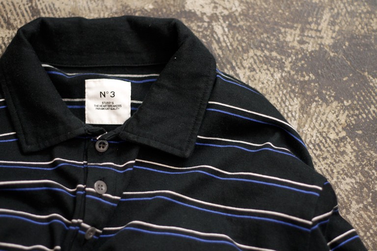 STUSSY × Bedwin & The Heartbreakers L/S Border Polo Shirts | NICE