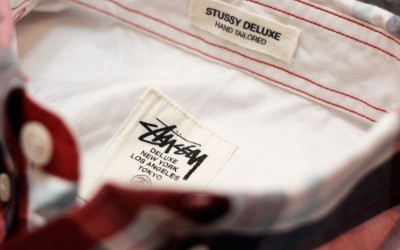 STUSSY DELUXE S/S B.D Madras Check Shirts