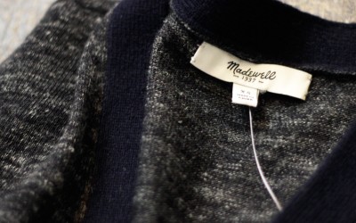 madewell Rib Pocket Cardigan