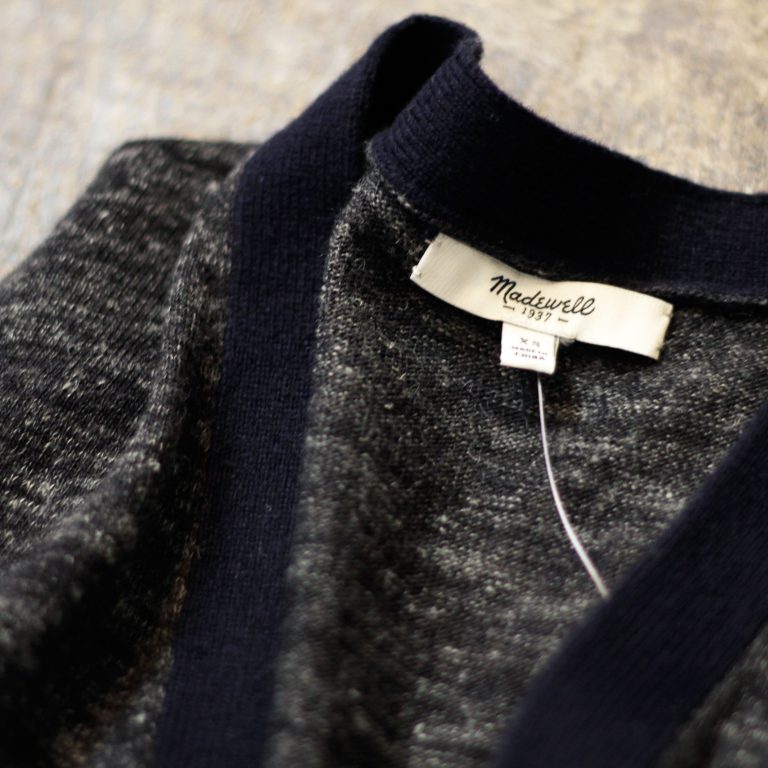 madewell Rib Pocket Cardigan