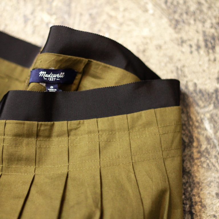 madewell Military Midi Skirt