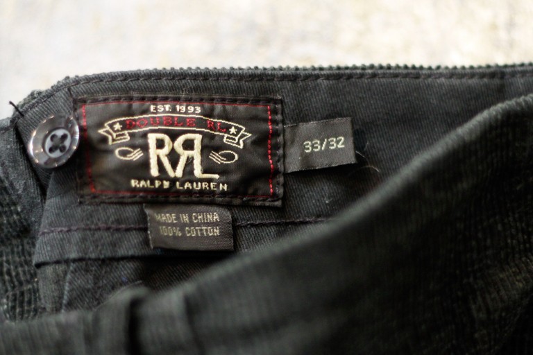 RRL Hayes Riding Corduroy Pant