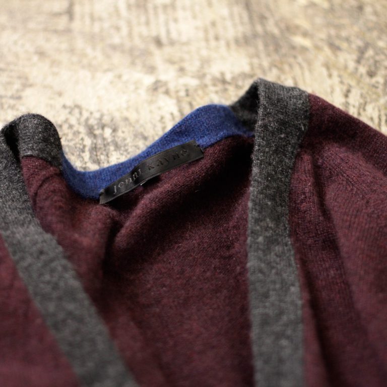 Janni Kayne Cashmere Block Color Cardigan
