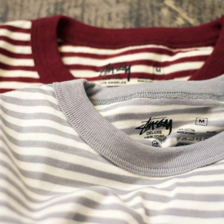 STUSSY DELUXE Border L/S Pocket T-Shirt