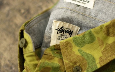 STUSSY DELUXE B.D Ripstop Camouflage Shirt