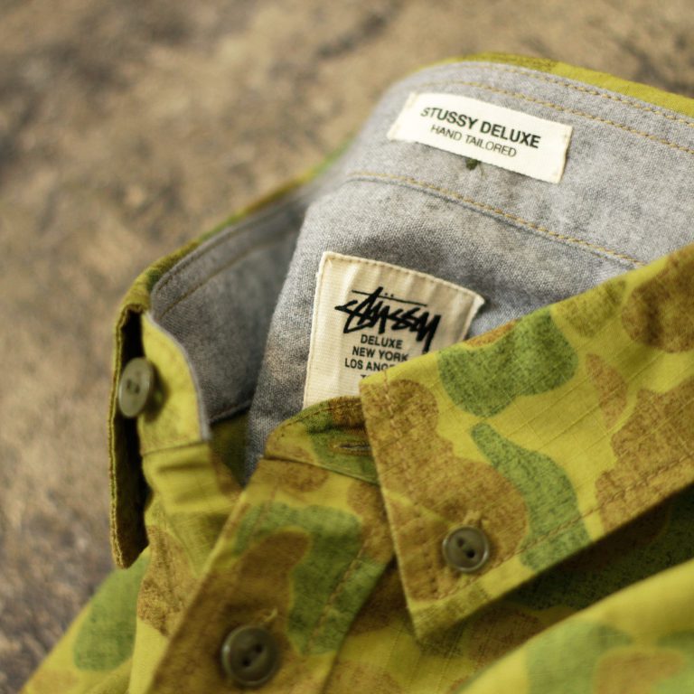 STUSSY DELUXE B.D Ripstop Camouflage Shirt