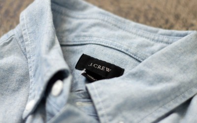 J.CREW Japanese Chambray Pullover Shirt
