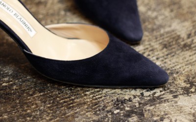 Manolo Blahnik Suede Pumps “Tayler”