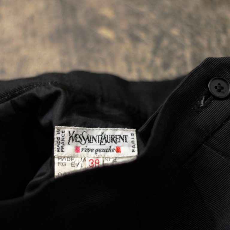 Yves Saint Laurent -rive gauche- Vintage Black Skirt
