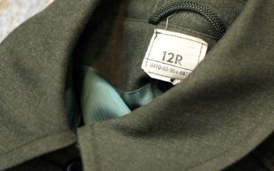 USMC Vintage Military Wool Over Coat