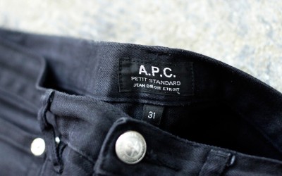 A.P.C. Black Denim “PETIT STANDARD”