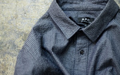 A.P.C. Seersucker Stripe Shirt