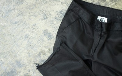 Maison Martin Margiela ⑥ Cut Off Black pant