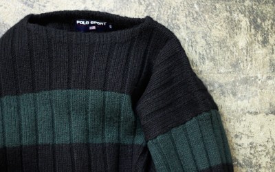 OLD POLO SPORT Border Knit