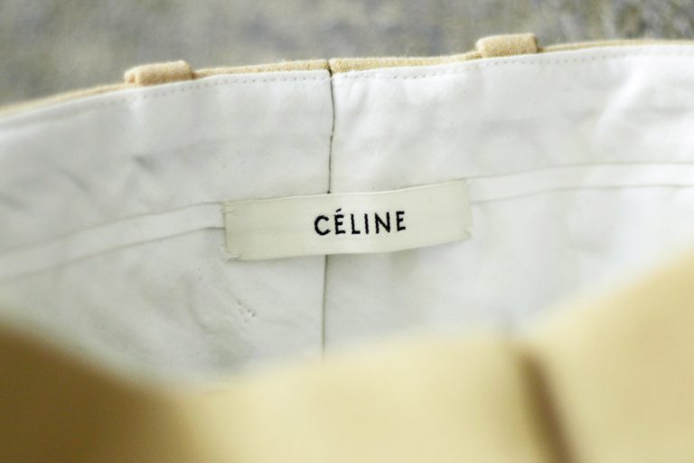 CÉLINE Tapered Senter Press Pants