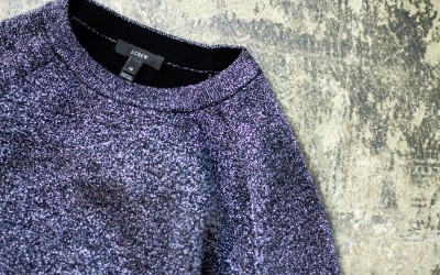 J.CREW Glitter Design Knit