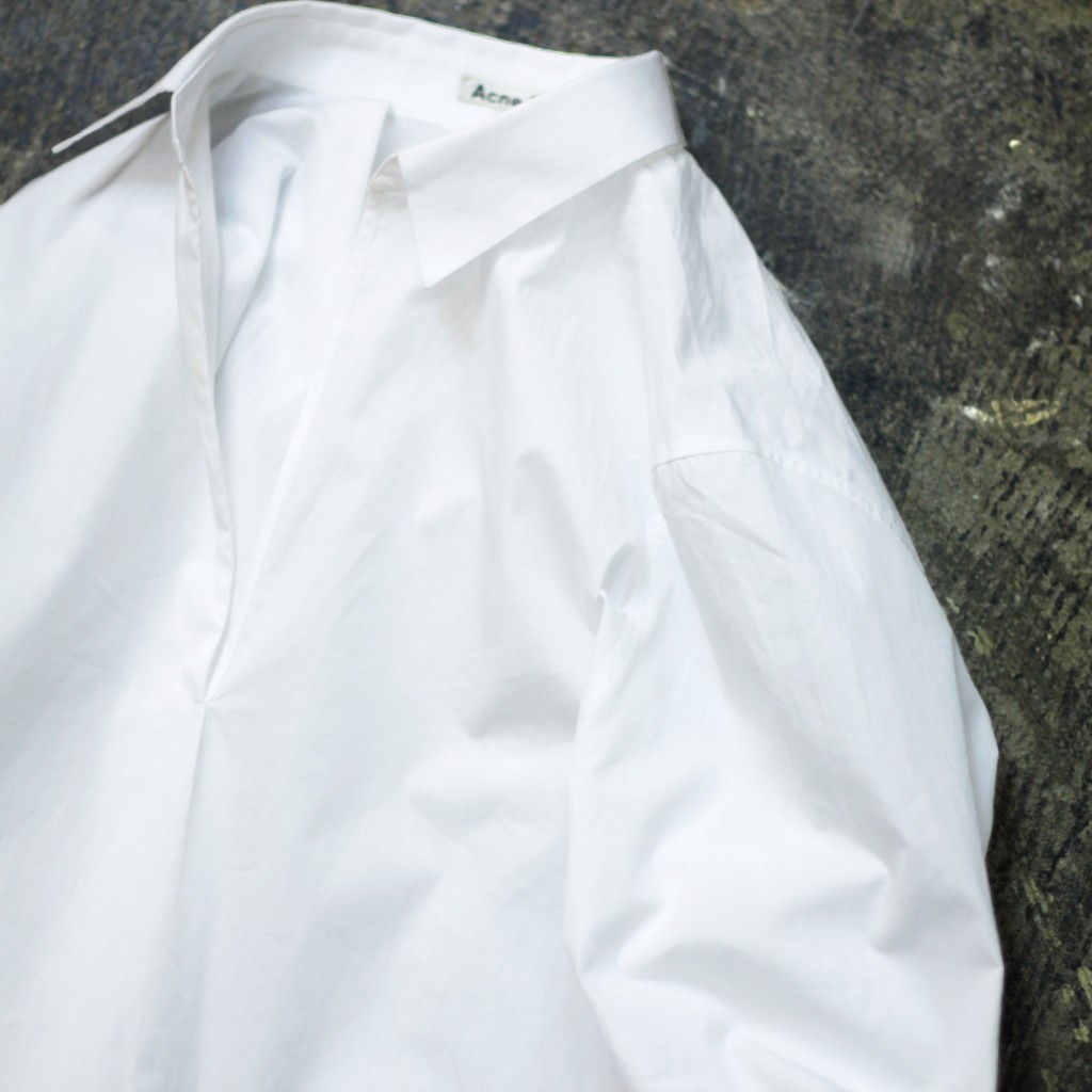 Acne Studios Over Line White Shirts