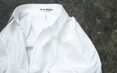 Acne Studios Over Line White Shirt