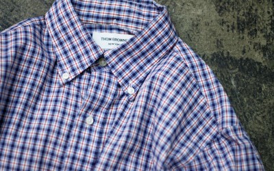 THOM BROWNE. NEW YORK B.D. Check Shirt