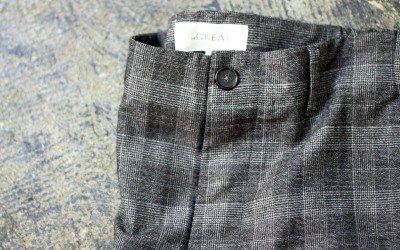 The GREAT. “Glen Check” Trousers