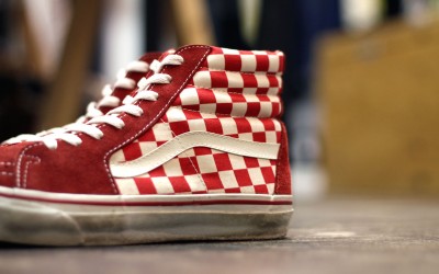 VANS Vintage 00’s Sk8-Hi “Checker Flag”