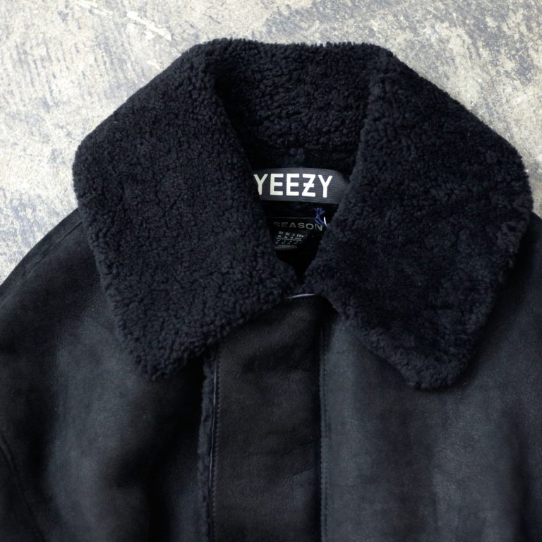 YEEZY Season 1  Long Shearling Mouton Coat