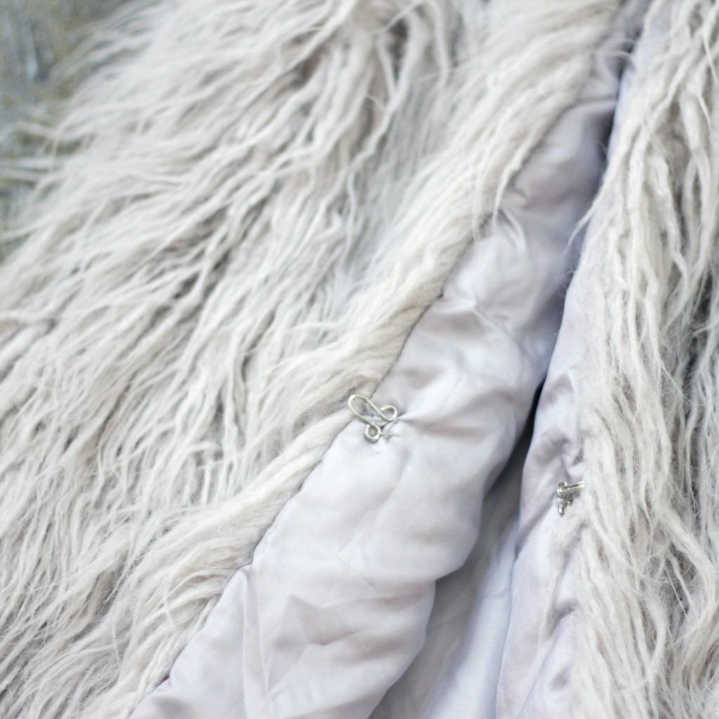 JOA Shaggy Fur Vest