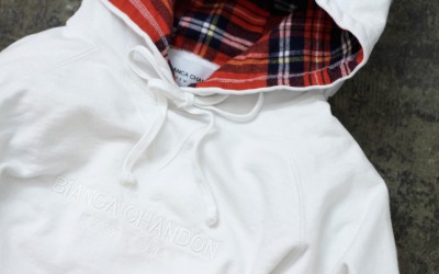 BIANCA CHANDON Logotype Pullover Hoodie