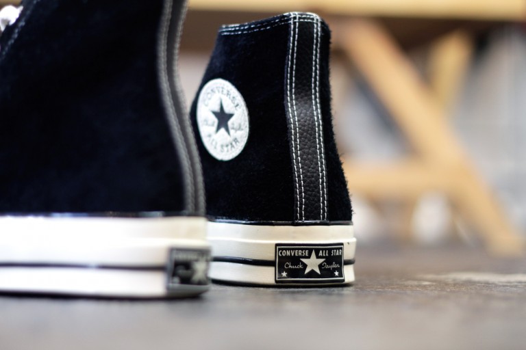 black suede converse all stars