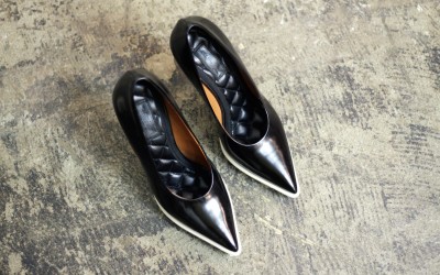 CÉLINE Leather Stiletto Heel Pumps