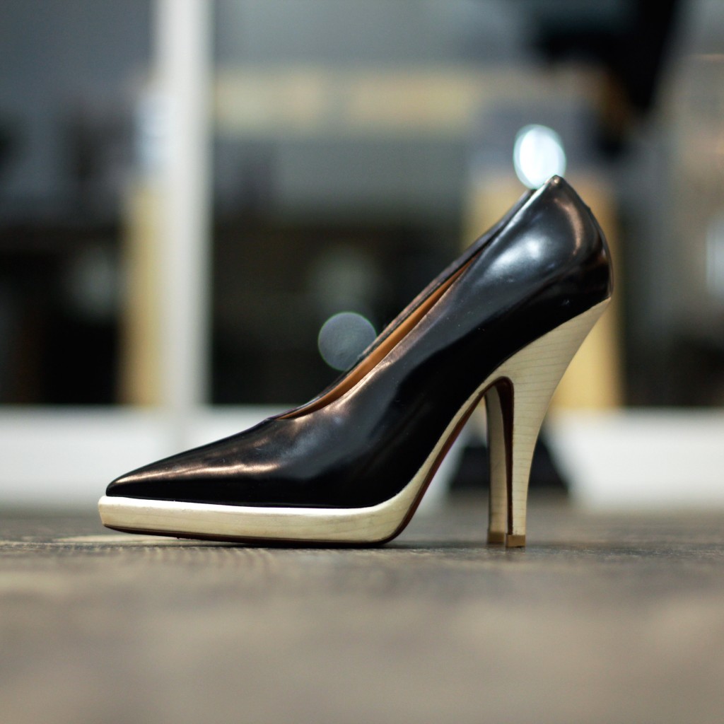 CÉLINE Leather Stiletto Heel Pumps