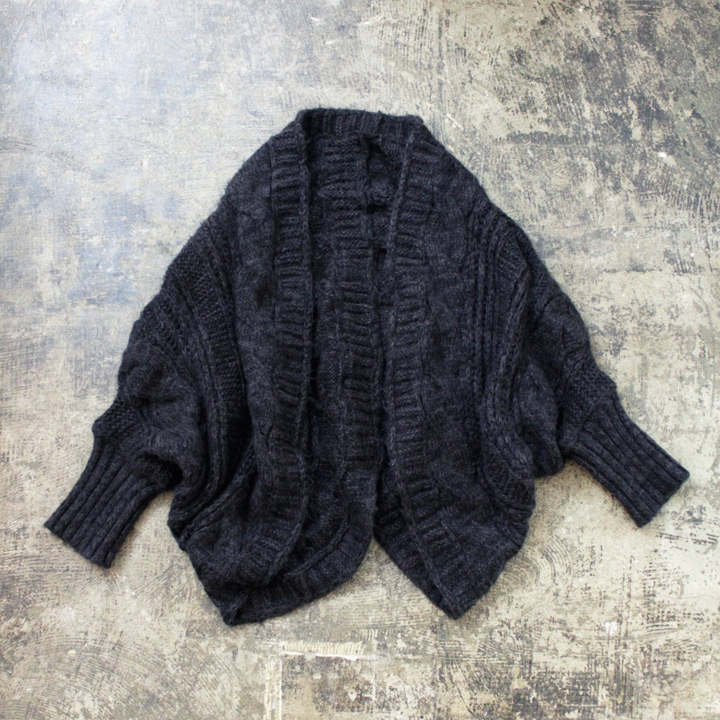 Cable Knit Over Bolero