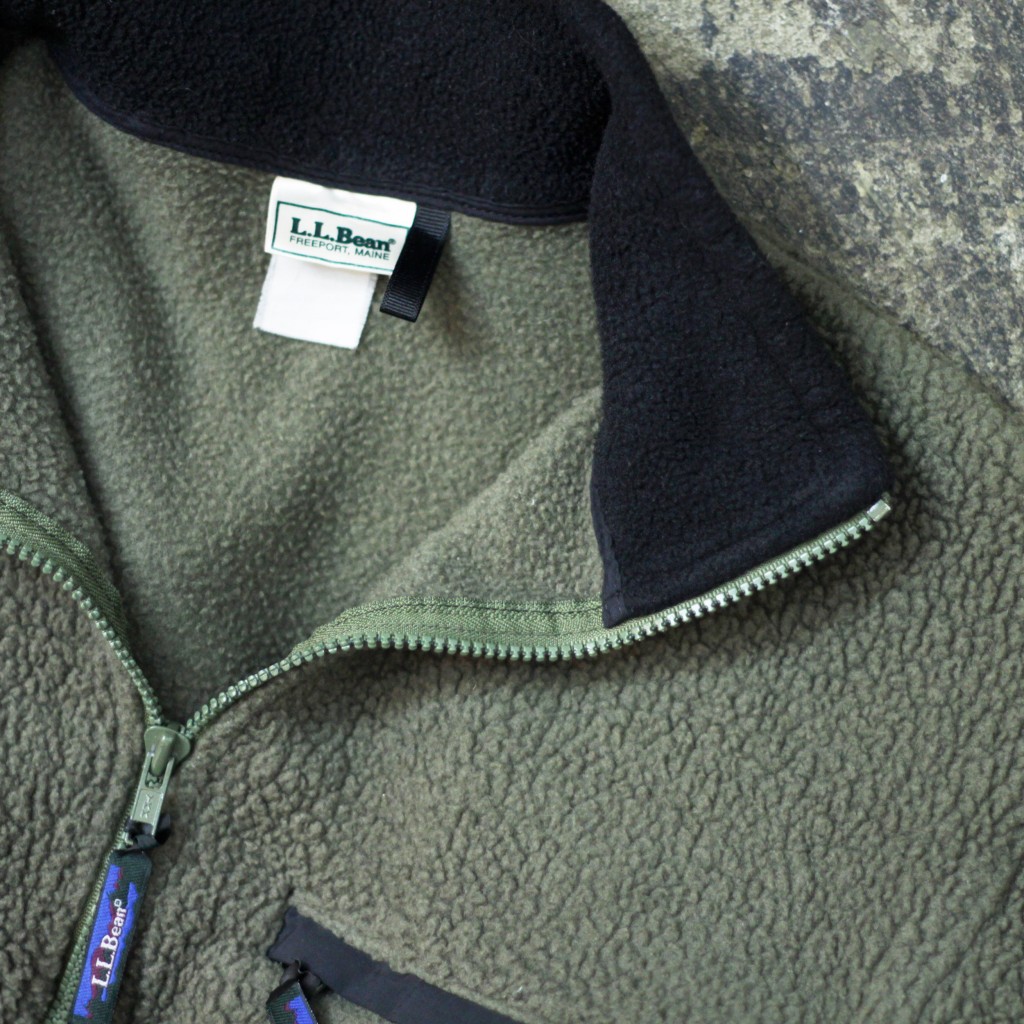 L.L. Bean Old Fleece Pull Over Jacket 