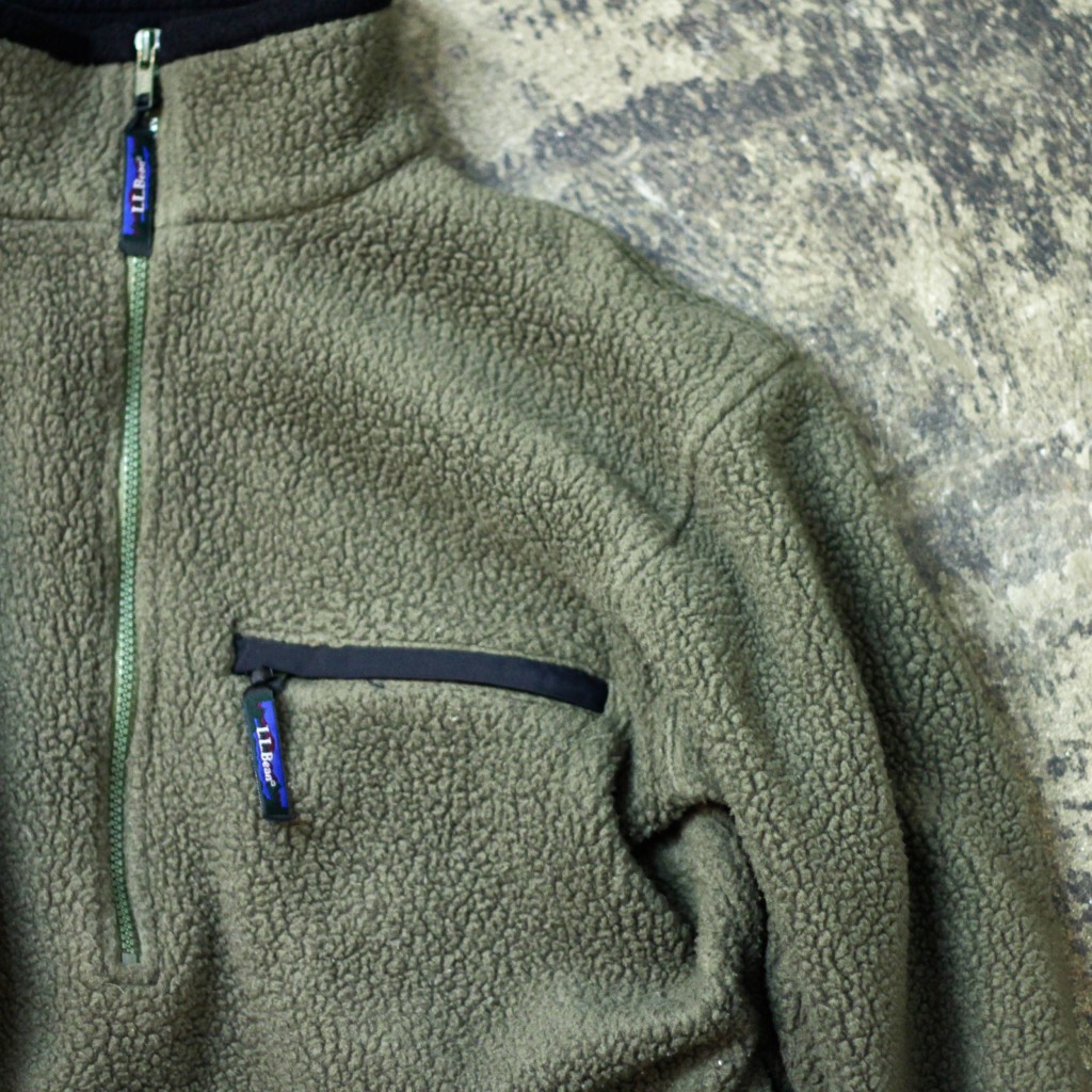 L.L. Bean Old Fleece Pull Over Jacket 