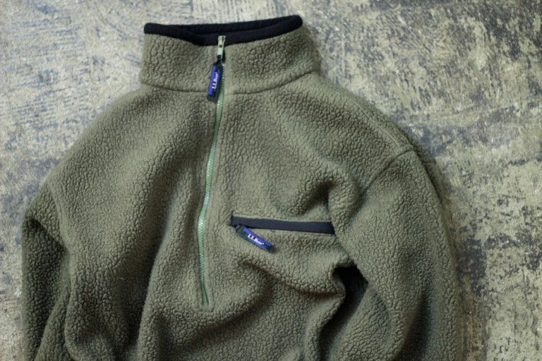 L.L. Bean 80’s Fleece Pull Over Jacket