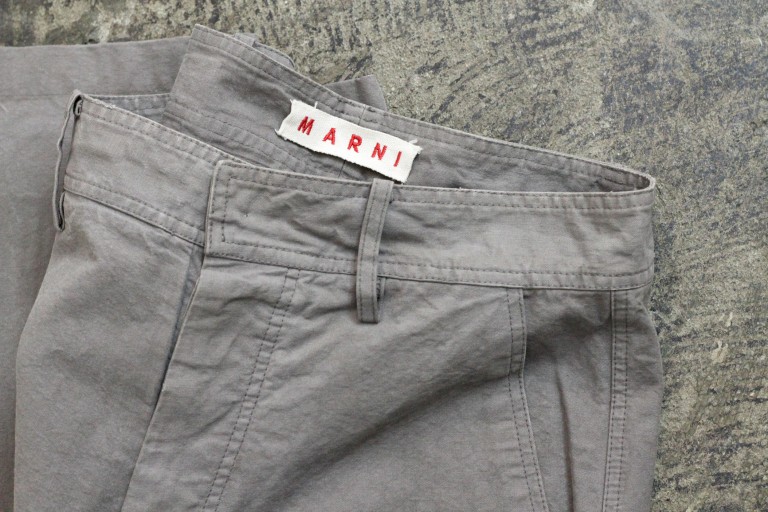 MARNI Heavy Cotton Wide Pants