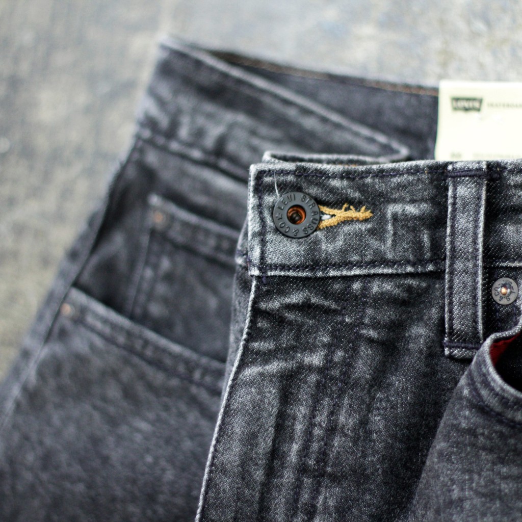 LEVI'S SKATEBOARDING Baggy Black Denim