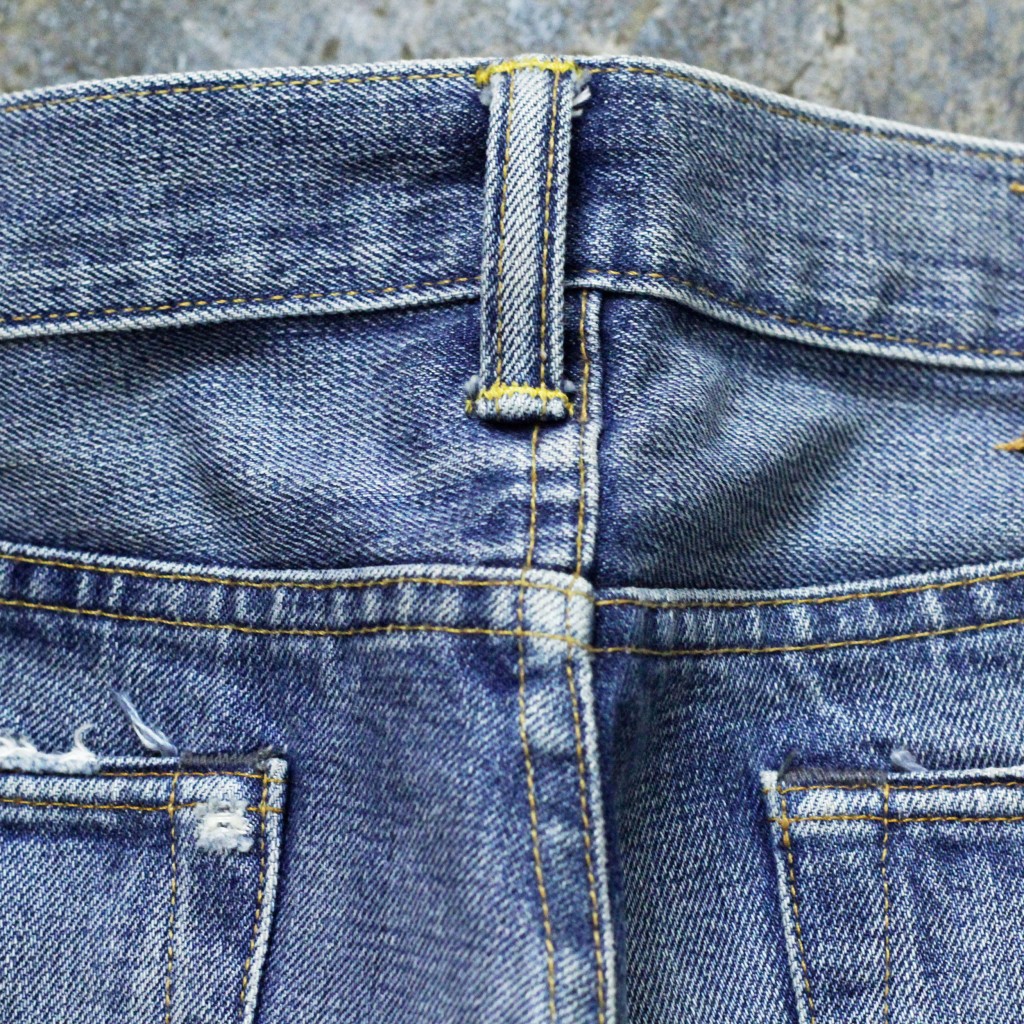 RRL Shuttle Woven Low Straight Denim 