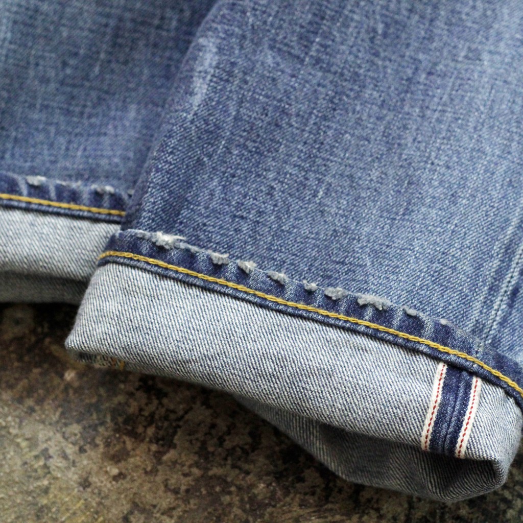 RRL Shuttle Woven Low Straight Denim 