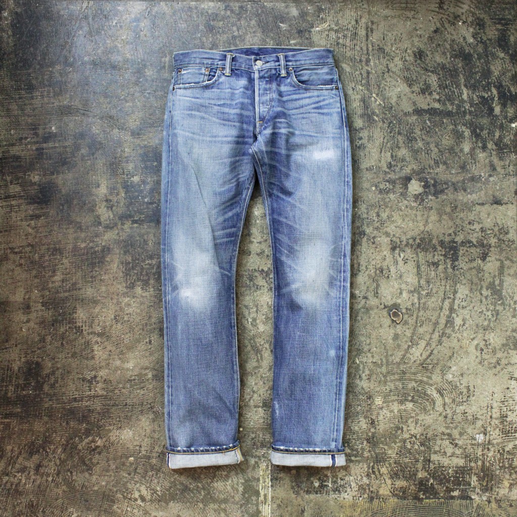 RRL Shuttle Woven Low Straight Denim 