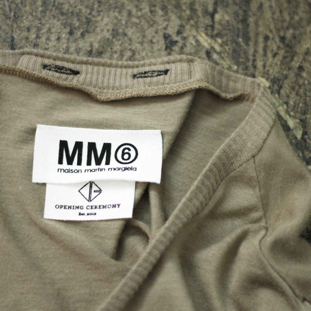 MM6 × OPENING CEREMONY Sleeve Combi V-Neck Cut&Sewn