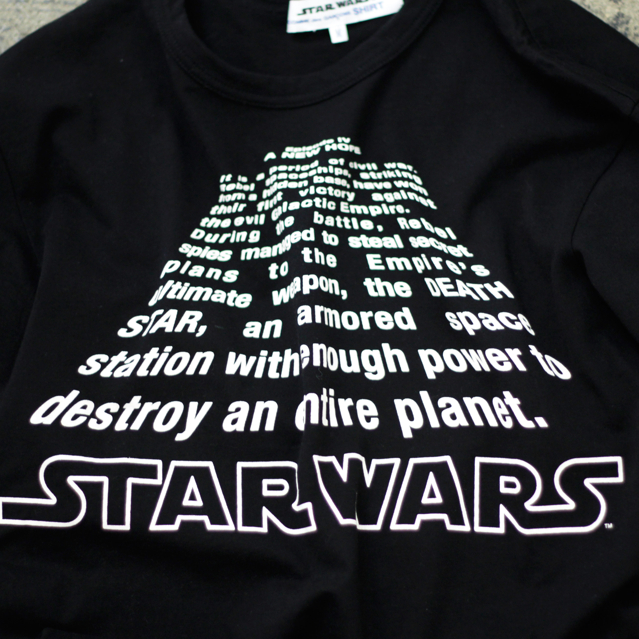 COMME des GARCONS SHIRT x Star Wars Collection / Graphic T-Shirts | NICE  des Clothing - blog -
