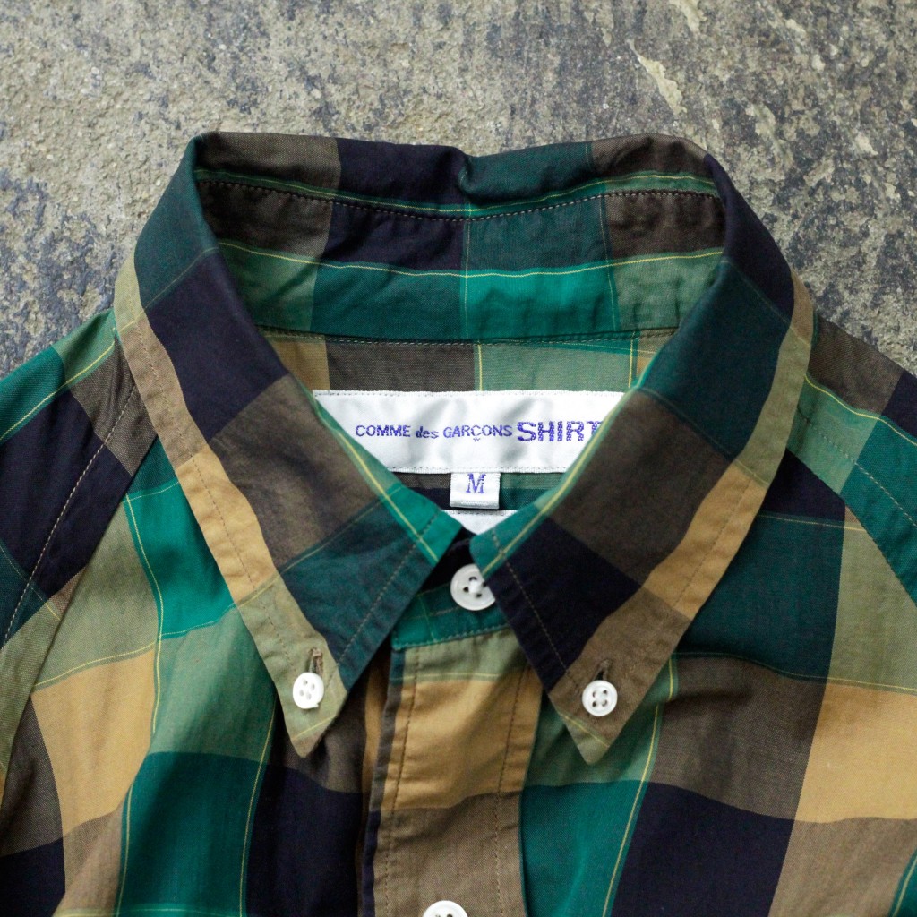 COMME des GARCONS SHIRT S/S Block Check Shirt