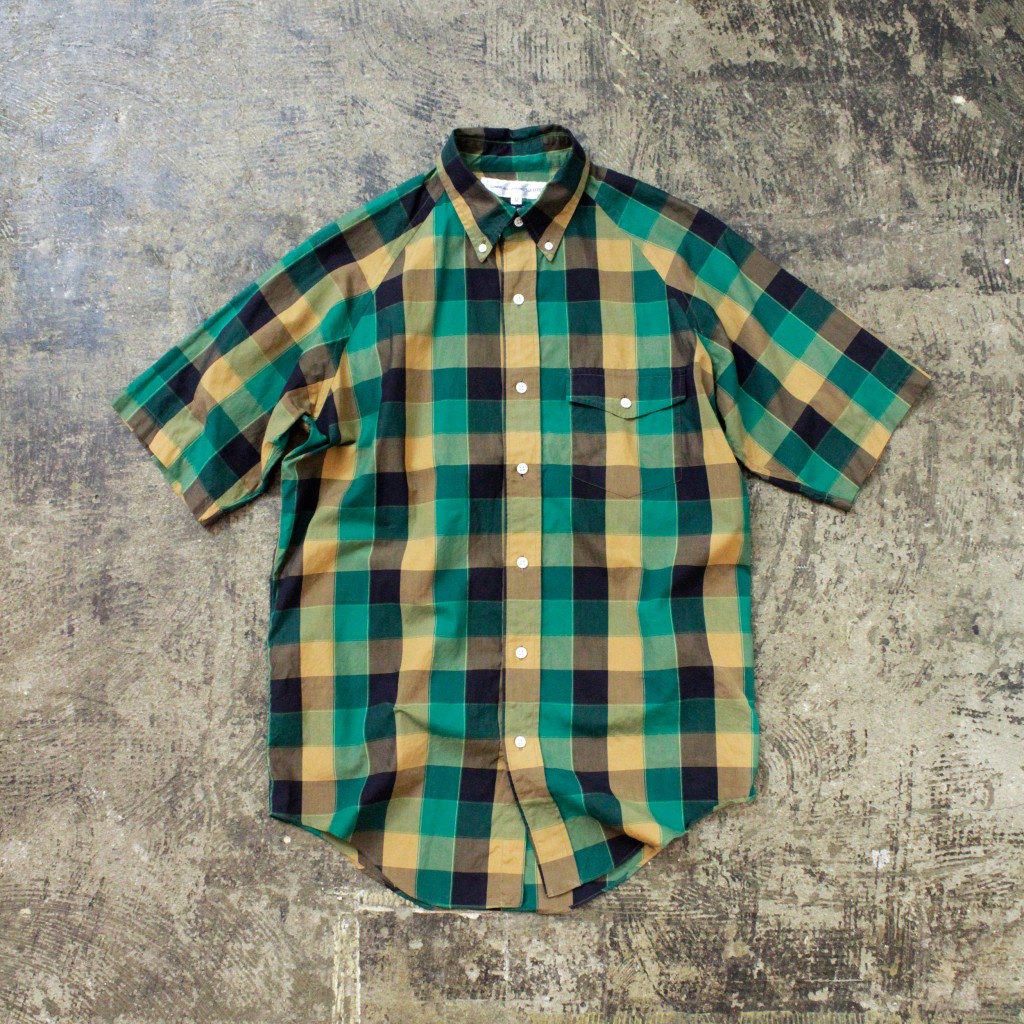 COMME des GARCONS SHIRT S/S Block Check Shirt