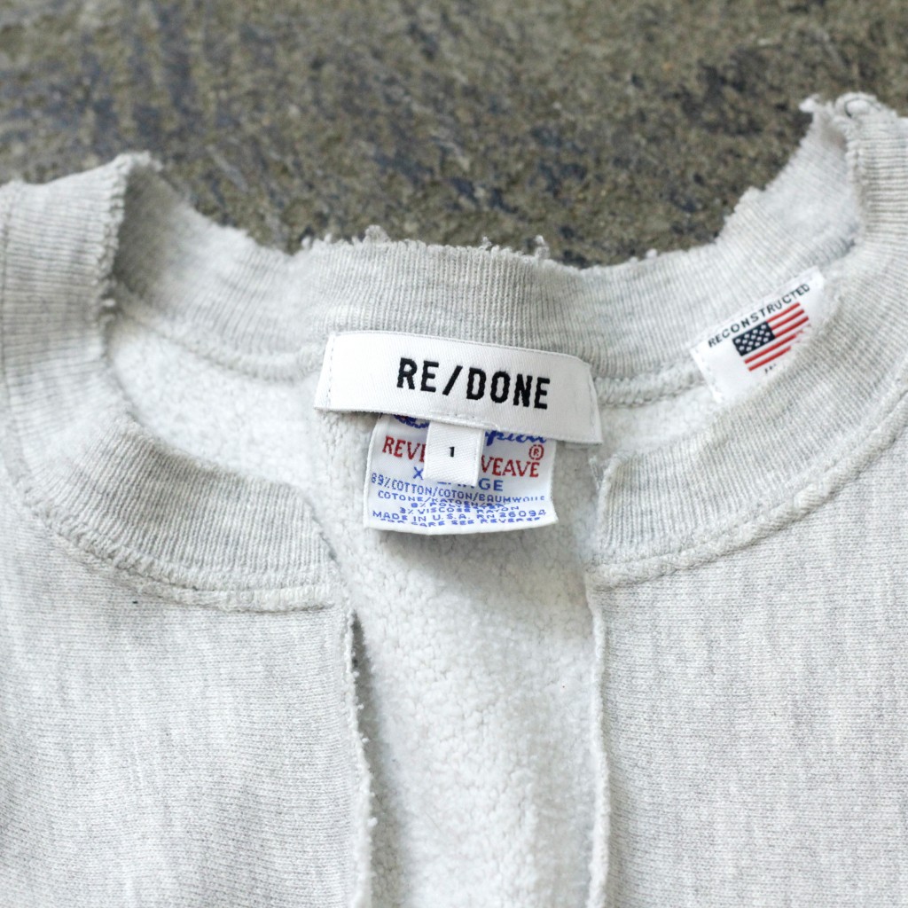 RE/DONE Sleeveless Re Make Vintage Champion Sweat