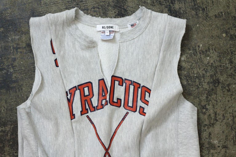 RE/DONE Remake Vintage Champion Sleeveless Sweat