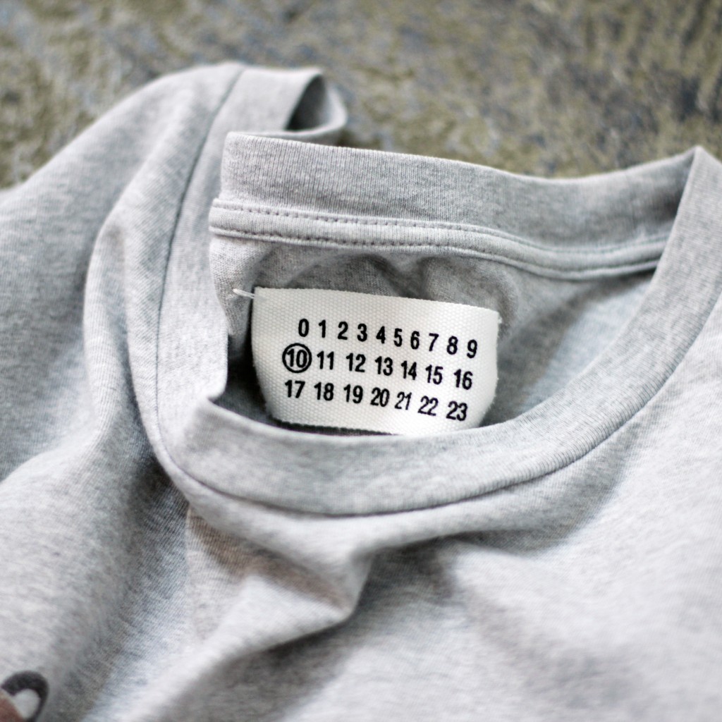 Masion Martin Margiela ⑩ Number Tape Effect T-Shirts