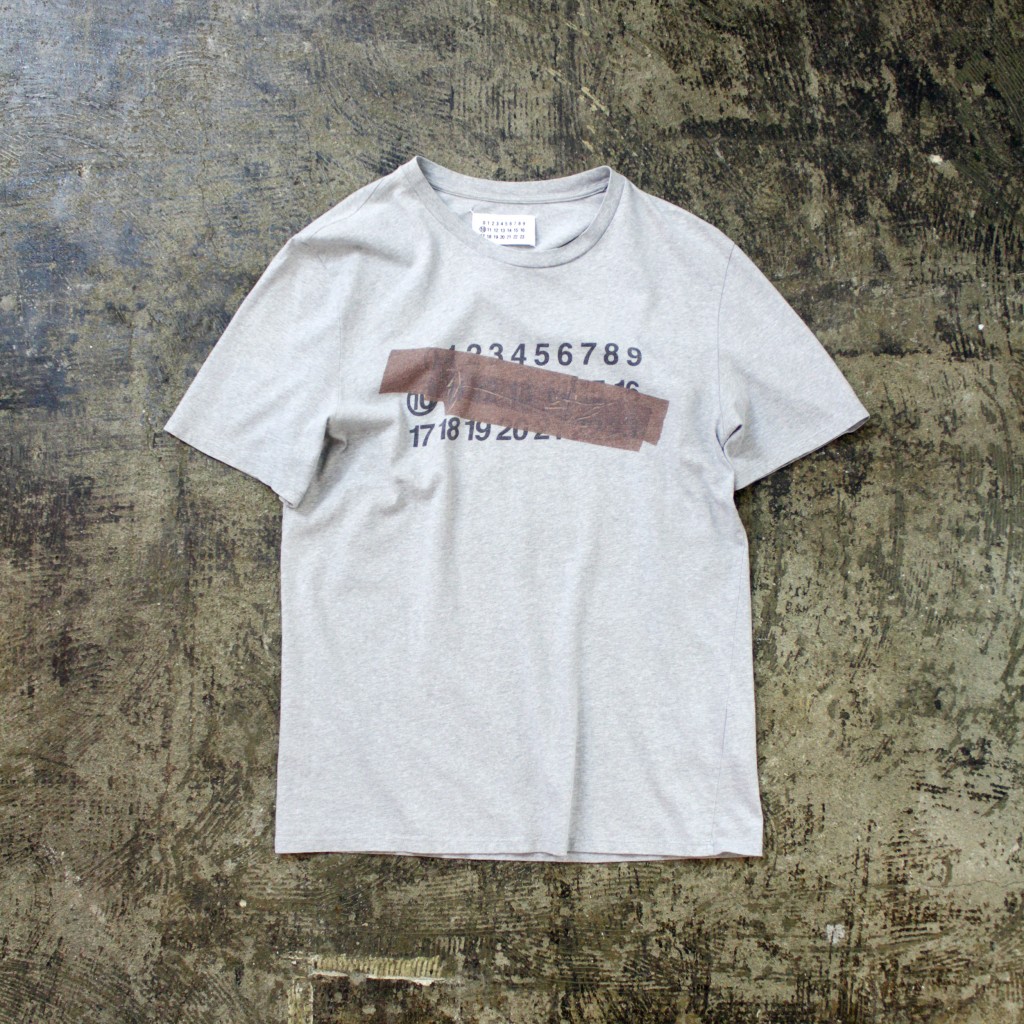 Masion Martin Margiela ⑩ Number Tape Effect T-Shirts