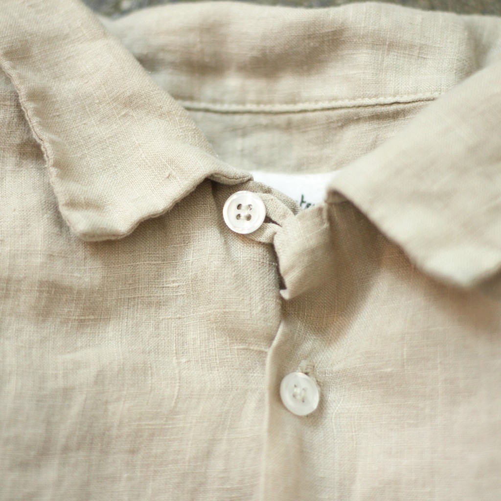 steven alan × ALEXANDER YAMAGUCHI S/S Open Collar Linen Shirt